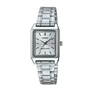 카시오 LTP-V007D-7E 여성 스퀘어 아날로그 메탈 손목 시계