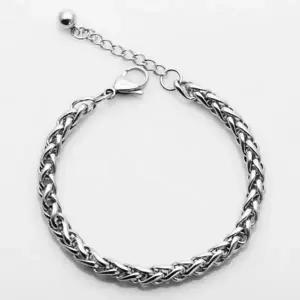 남자 써지컬스틸 체인팔찌 굵은 스틸팔찌-WFIK47E