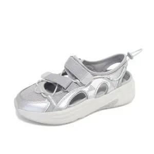 오즈웨이브 여자 남자 샌들 슬리퍼 그레이 실버 JS4580