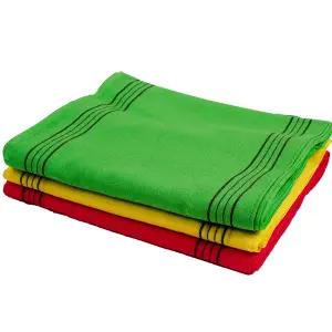 깔끔이 등밀이 100cm 민무늬 초록 빨강 노랑 등타올 때장갑 때밀이 비스코스 레이온 긴타올 바디 스크럽