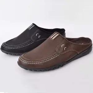 가죽 남성 블로퍼 스니커즈 뮬 슬리퍼 근무화 실내화 남성신발 남성블로퍼 남자블로퍼