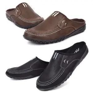 남성 가죽 블로퍼 뮬 슬리퍼 스니커즈 실내화 근무화 남성신발 남성블로퍼 남자블로퍼