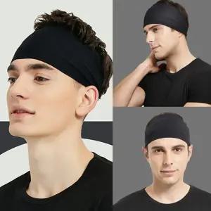 여성 러닝 땀흡수 남성 헤어밴드 등산 와이드형 테니스 스포츠 달리기 머리