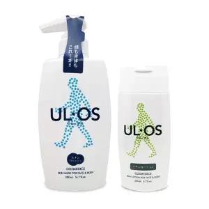 우르오스 스킨 워시 무향 500ml 남성 올인원 바디워시 + 올인원 스킨 로션 200ml(지복합) 1세트 Ss