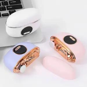 전동 자동손톱깍이 휴대용 네일케어 3단계 속도조절 듀얼헤드 손발톱정리 그라인더 네일트리머