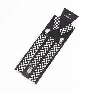 캐주얼 체크 멜빵 2p 신사용멜빵 정장멜빵