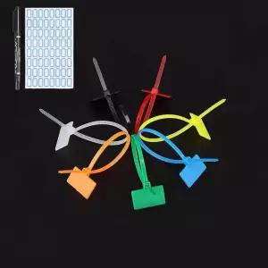 타이 케이블 네임텍 250P 15cm 전선이름표 배선정리 스티커 라벨 컴퓨터 마크