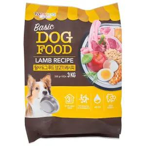 6free 강아지 사료 양고기 레시피 3kg 1개