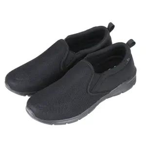 월드컵 경량 여자 메쉬 슬립온 운동화 여성 봄 여름 신발 끈없는 올블랙 가벼운