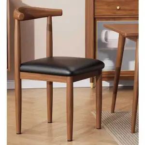 탄소강 식탁 의자 코튼린넨 카페 S 1인용 카키그레이 인테리어 매장 업소 커피숍