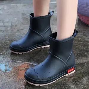 레인부츠 장화 워커 남녀공용 눈비 커플레인부츠 남자주방화 남자레인부츠