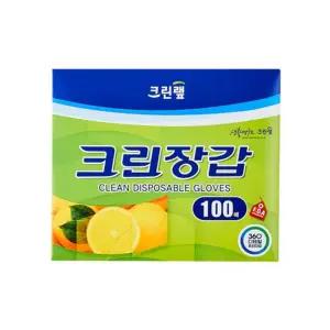 크린 장갑 100매 크린백 랩 크린? 주방용품 롤백 위생장갑 비닐장갑
