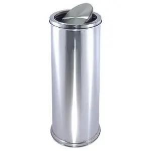 스텐 쓰레기통 분리수거 업소 사무실 스윙 휴지통/금속/뱅뱅이형/스댕/스테인리스/스래기통/스뎅