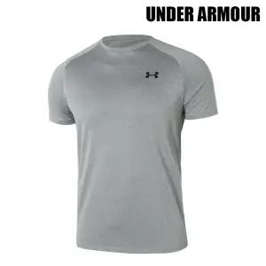 남성 반팔티 UA 테크 2.0 스틸 라이트 헤더 그레이 1326413-036