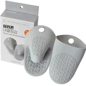 실리콘 주방장갑 2P세트 실리콘 장갑 내열장갑 냄비장갑 손잡이 주방 오븐