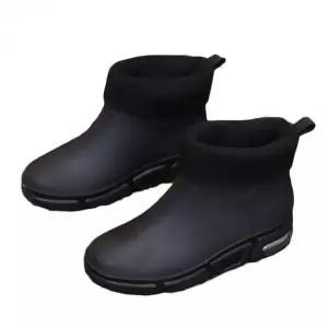 겨울첼시부츠 남자 털장화 기모 레인부츠