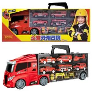 소방 카캐리어 소방차 캐리어/장난감/자동차/완구/차/미니카/셋트/남자/아이/장난감차/아동용/어린이/미니