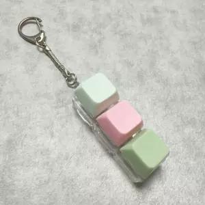 3구 키캡 키링 키보드 참 가방 키홀더 자동차 체인