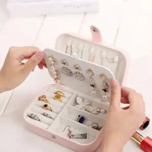 여성 여행용 미니 쥬얼리케이스 귀걸이 반지 악세사리 보관함 선물용