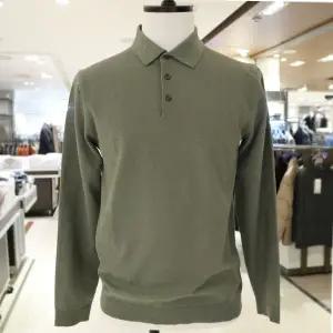 [대구백화점] [런던포그]남성 카키 플레인 긴팔 카라 니트(LORNA51Z)