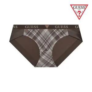 [롯데백화점]게스 체크프린트 햄라인팬티 GDWBP923DBR
