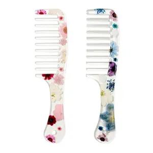 공예활동 레진아트 빗만들기 압화 빗 만들기 레진공예 레진압화