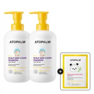 (정품) 아토팜 키즈 스칼프 딥 클린 샴푸 460ml 증정 판다링 마스크 5매
