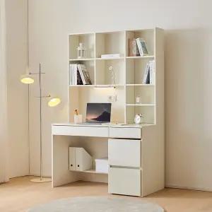 플로이 LED 몰입형 정면책상 세트 1200 + 2단서랍장 DF927900