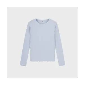 폴햄 POLHAM 여성 플리츠 립 긴팔티 PHF2TS2410 286241