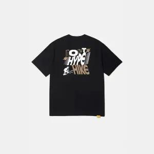 [코오롱스포츠](센텀시티점) 남녀공용 그래픽 반팔 티셔츠 페이퍼프레스 JWTCM25811BLK