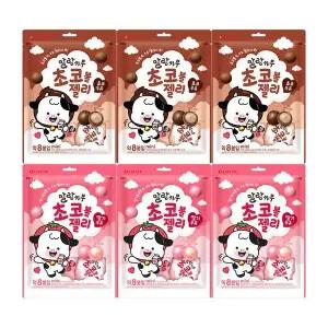 [NS홈쇼핑]말랑카우 초코볼 젤리 2종(초코,딸기) 134g x3[35752477]