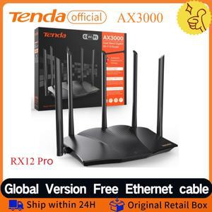 텐다 AX3000 와이파이 6 메쉬 기가비트 라우터 2.4G 5GHz 듀얼 밴드 호환 RX12 프로 V2.0 WIFI6 무선 신호