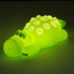캄네스트 LED 악어 캐릭터 무드등 터치식 실리콘 수면등