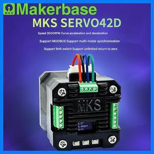 MKS SERVO42D 42 폐쇄 루프 스테퍼 모터 드라이버 RS485/CAN MODBUS FOC