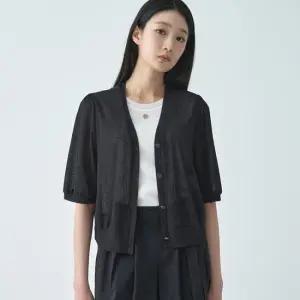 [지센] 여성 베이직 버튼업 7부 가디건 LFTSO602_DG