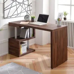 [에보니아] 안나 1600 소형 2단 책상세트 [수도권무료배송]