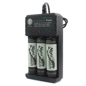 리튬이온 배터리 충전기 USB 3구 밧데리 18650 26650 18650배터리 충전 기 카메라 캠코더