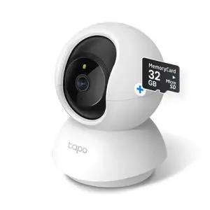 Tapo 무선 보안 카메라 TC70 + MicroSD 32GB 세트