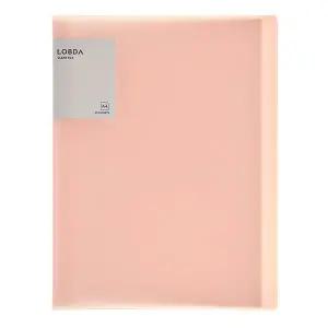 롭다 클리어화일(1개/40P/A4/Soil Pink)