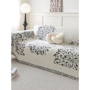 북유럽 인테리어 소파 덮개 대형 6인용 셔닐 4인 스크래치 방지 러그 사계절