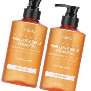 쿤달 맥주효모 탈모케어 샴푸 500ml X 2개입