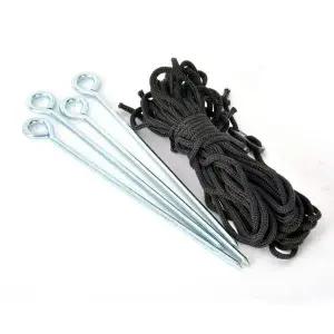 천막 텐트 파라솔 고정 로프 4P세트 천막 파라솔 로프 고정 텐트