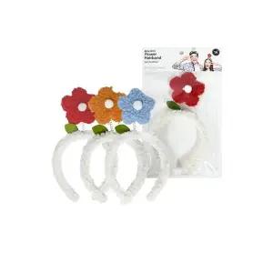 플라워 머리띠 파티 인생네컷 촬영 소품 귀여운 꽃 머리띠