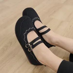 디젯트 가벼운 니트 메리제인 슈즈 3.5cm