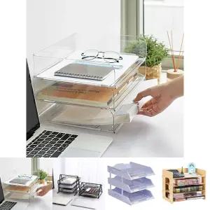 OFFISYS 데스크 A4 문서 서류정리 멀티 가로형 트레이 /문서트레이/파일받침대/데스크용/책상용/사무용/학