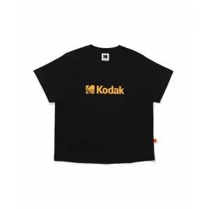 매장정품 코닥 KODAK 빅로고 아스킨 반팔 티셔츠 우먼 BLACK K5222ERS26BLK 176977