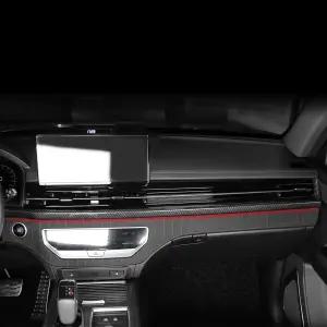 무쏘 Q300 튜닝 대쉬보드 프레임 커버 카본 몰딩