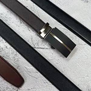 교체용 소가죽 벨트끈 자동벨트용 110cm/허리띠/여분/리필/간지/가죽띠/신사/슈트/바지/남자/학생/아빠/패