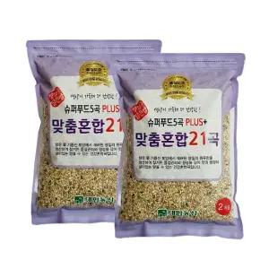맞춤 혼합 21곡 4kg (2kgx2봉) 혼합곡 잡곡 a