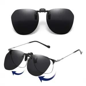 [원삼안전] 운전 야외 스포츠 끼우는 안경 선글라스 미러렌즈 골프 안경에  (본품)